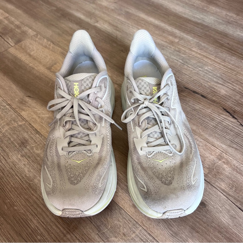 Hoka Clifton 10 Sneakers Raw Linen Stone - Picture 5 of 13